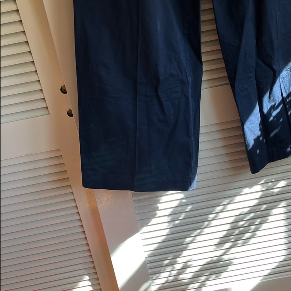 Everlane Wide Leg Navy Pants - Picture 4 of 11